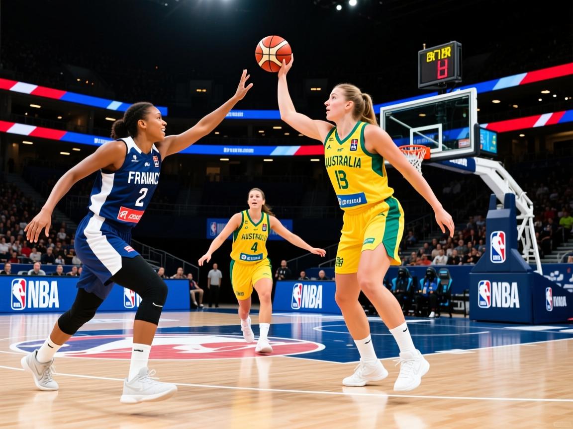 法国女篮力克澳大利亚,将晋级半决赛 第3张