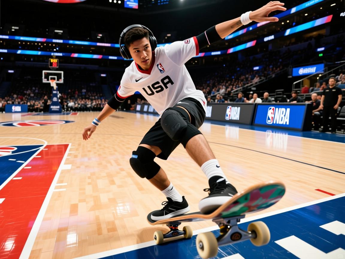 滑板比赛：美国选手实现惊艳表现